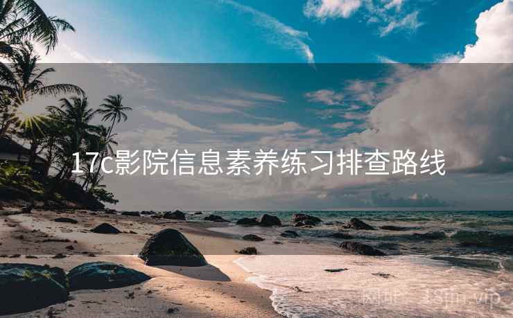 17c影院信息素养练习排查路线