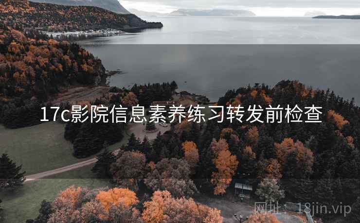 17c影院信息素养练习转发前检查
